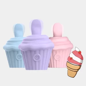 Cupcake Vibrator Licking Cute Design