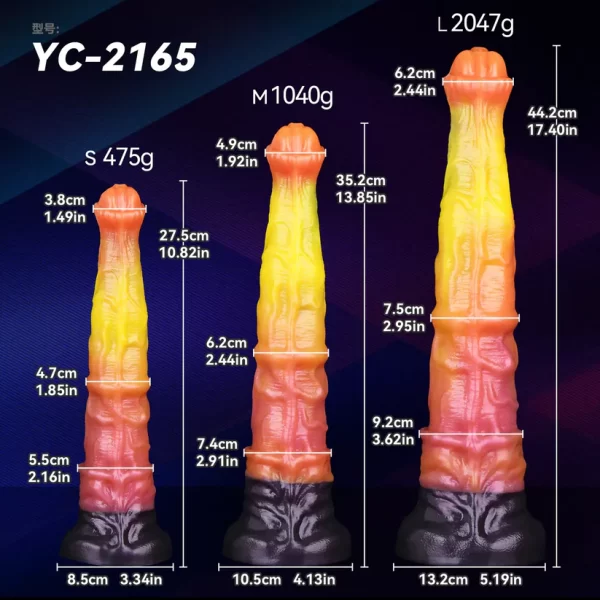 The Flame - Super Huge Horse Dildo 17 Inches