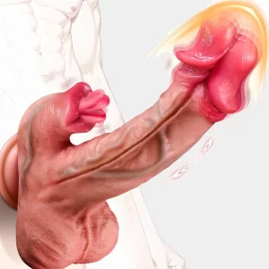 Frankenstein - Freak Dildo With Tongue 8.8 Inches