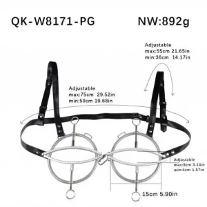 Metal Spike Breast Bondage Cuffs Bondage Set