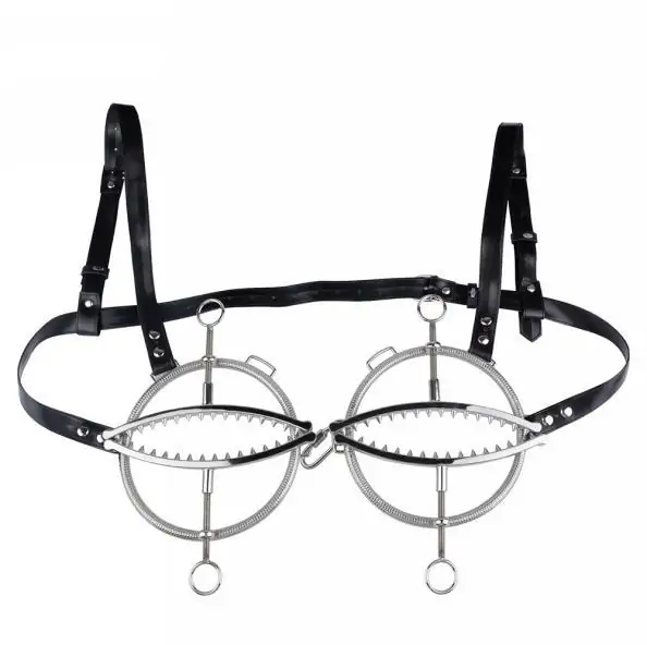 Metal Spike Breast Bondage Cuffs Bondage Set