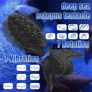 Octalus - Suction Cup Design Vibrating Butt Plug
