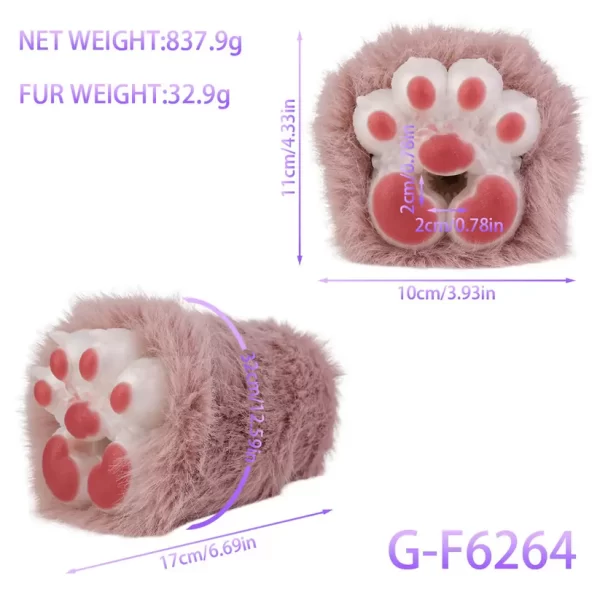 Pinky - Kitty Paw Male Masturbator