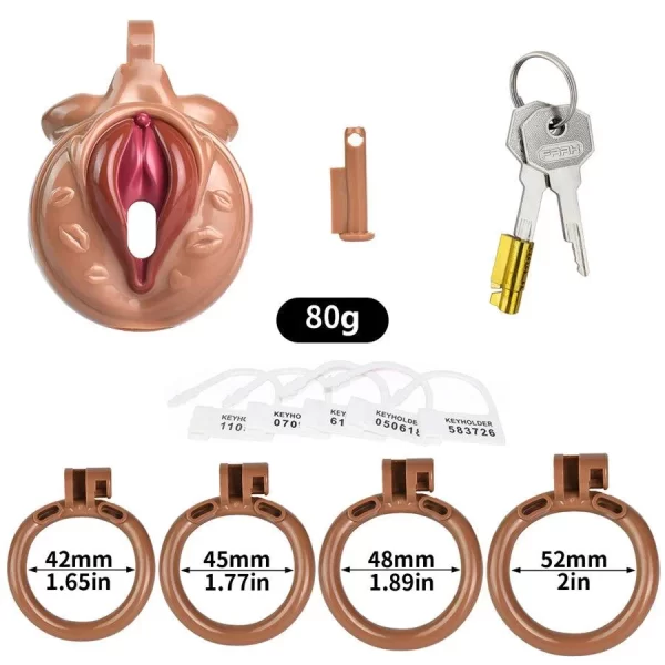 Resin Chastity Cage for Sissy Lightweight Design