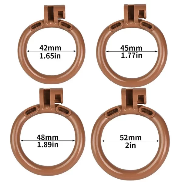 Resin Chastity Cage for Sissy Lightweight Design