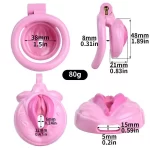 Resin Chastity Cage for Sissy Lightweight Design