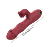 Rosa - Rotating Vibrator With Tongue
