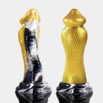 Serpent - Big Head Curved Monster Dildo 8.5 Inches