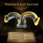 Serpent - Big Head Curved Monster Dildo 8.5 Inches