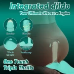Thrusting Dildo Sex Grinder 2 in 1 Premium Silicone