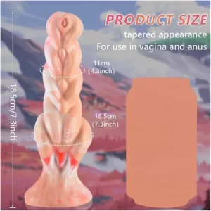 Twisted Unicorn Dildo 7.3 Inches