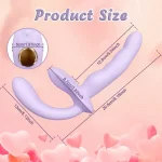 Violet - Detachable Vibrating Pegging Dildo