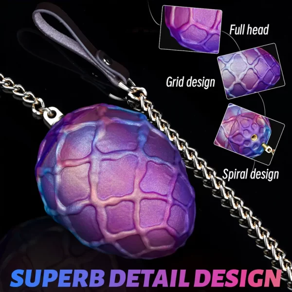 Alien - Anal Egg With Chain 4 Sizes