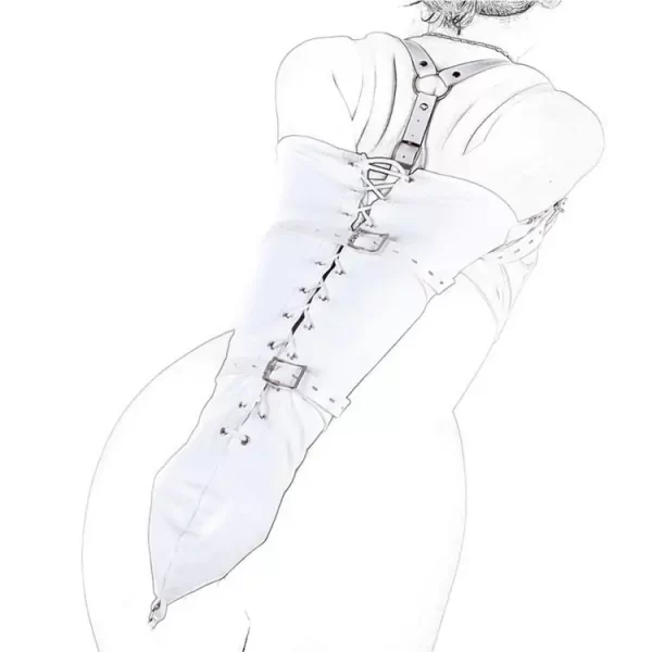 Anesidora Bondage Armbinder Durable Leather