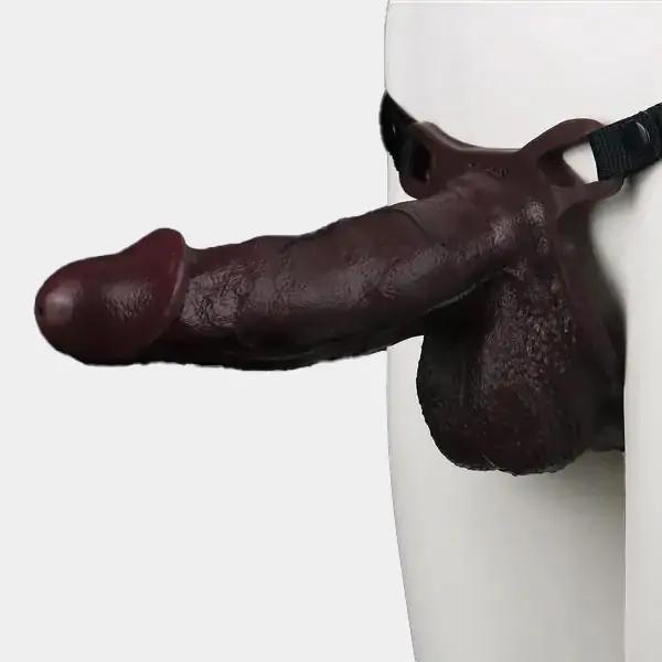 BBC Strap On - Hollow Design 8 Inches