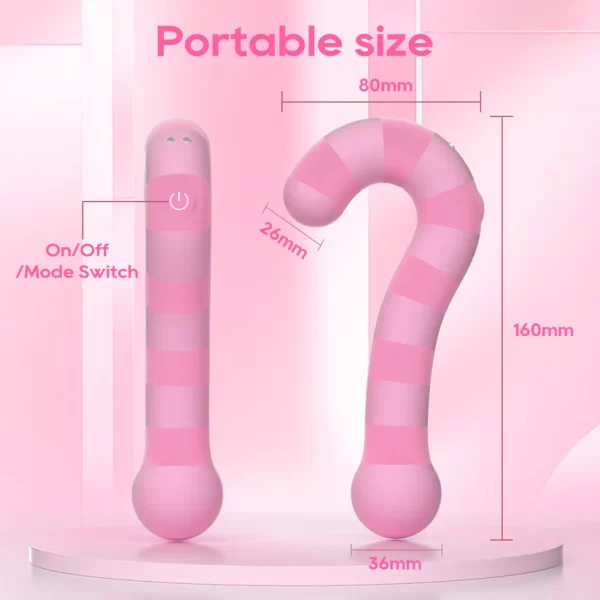 Caterpillar Vibrator Sex Toy Dual-Ended Design