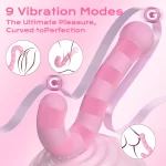 Caterpillar Vibrator Sex Toy Dual-Ended Design