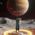 Dark Rod - Beaded Sounding Rod Soft Silicone