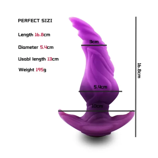 Deep Sea Dagger - Curved Anal Plug 6 Inches