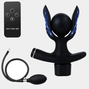 Flower - Inflatable Butt Plug Electric Shock Design