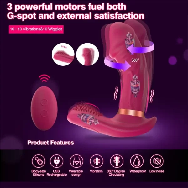 Gemma - Wearable Rotating Wireless Vibrator