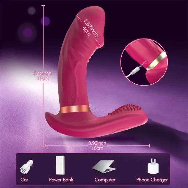 Gemma - Wearable Rotating Wireless Vibrator