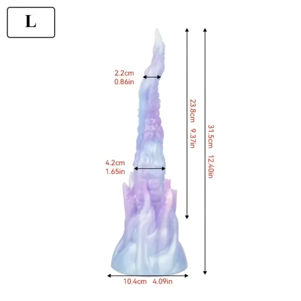 Glacial Behemoth - Long Tentacle Dildo 12 Inches