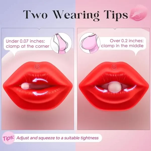 Gloss Lip - Sexy Nipple Clamp With App
