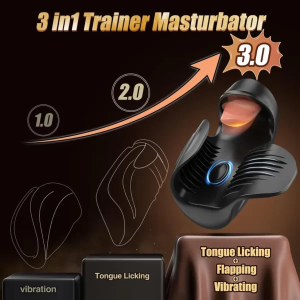 Glossa - Lickety Split Vibrating Automatic Masturbator