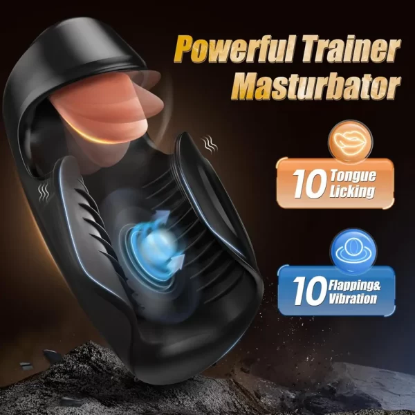 Glossa - Lickety Split Vibrating Automatic Masturbator