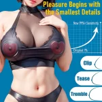 Heart Nipple Clamps With 10 Vibration