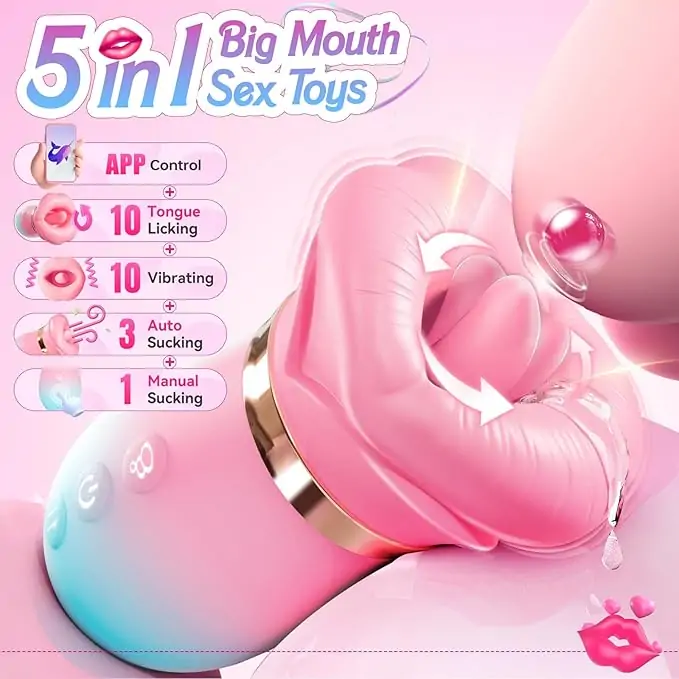 Hungry Sucker - Soft Tongue Vibrator
