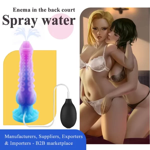 Kraken Dildo With Ejaculation Feature 9 Inches