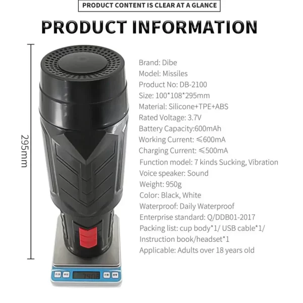 Missile Launcher - Male Auto Masturbator