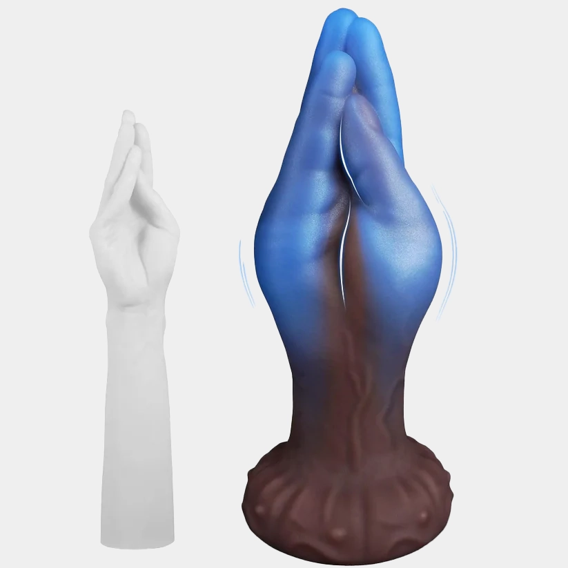Mystique - Blue Fist Dildo 8 Inches