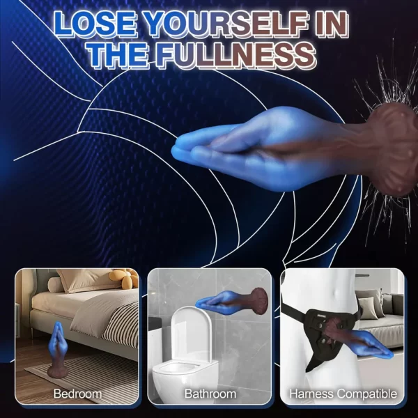 Mystique - Blue Fist Dildo 8 Inches