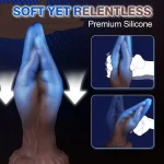 Mystique - Blue Fist Dildo 8 Inches