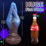 Mystique - Blue Fist Dildo 8 Inches