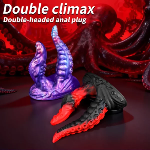 Ocellus - Double Penetration Tentacle Dildo 8 Inches