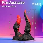 Ocellus - Double Penetration Tentacle Dildo 8 Inches