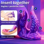 Ocellus - Double Penetration Tentacle Dildo 8 Inches