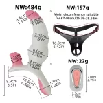 Pearl - Double Dildo Strap on With Vibration