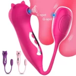 Pink Kitty Bullet Vibrator Suction and Vibration