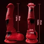 Rusty - Red Horse Dildo 3 Sizes