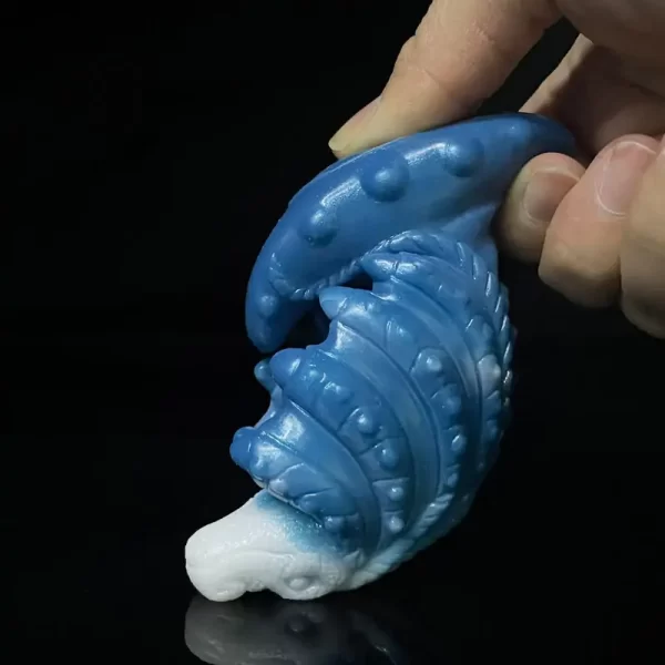 Seahorse Butt Plug Spiral Design 4.5 Inches