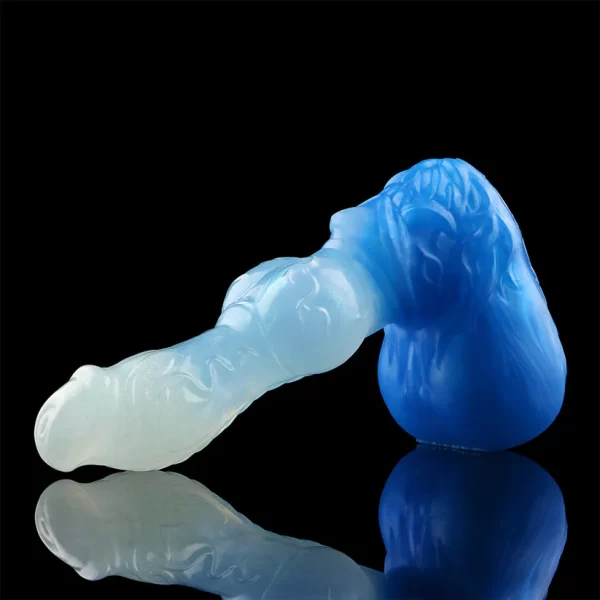 Snow - Direwolf Dildo Premium Silicone 8 Inches
