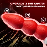 Strawberry - Dildo Anal Beads 8 Inches