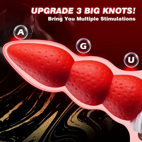 Strawberry - Dildo Anal Beads 8 Inches