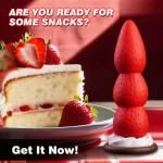 Strawberry - Dildo Anal Beads 8 Inches