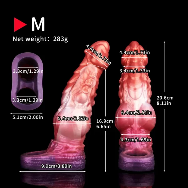 Targaryen - Red Dragon Realistic Penis Sleeve